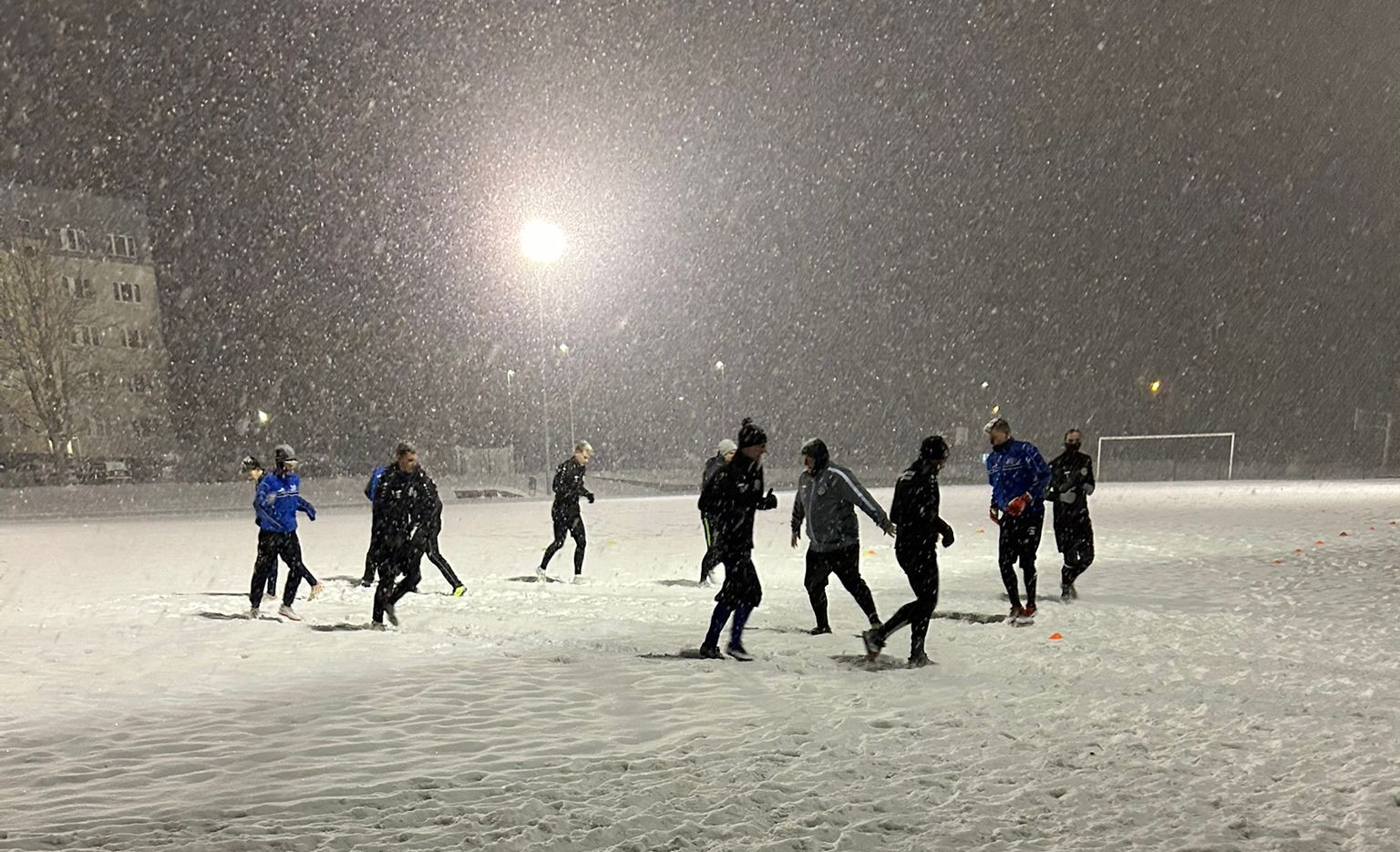 Winterlicher Trainingsstart